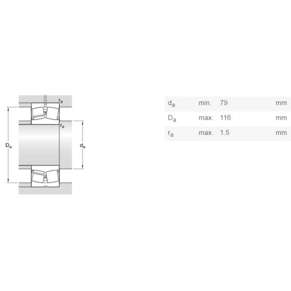 22214 70*125*31 Self Aligning Spherical Roller Bearing , Vibrating Screen Bearing