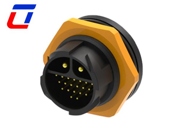 Conector de cabo à prova d'água de 2 pines para energia 20 pines para conectores de cabo elétrico ao ar livre