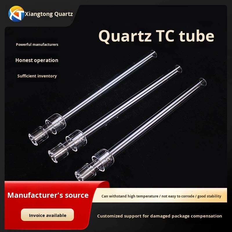 High Transmittance Large Caliber Quartz TC Tube Clear For Chemical Laboratory