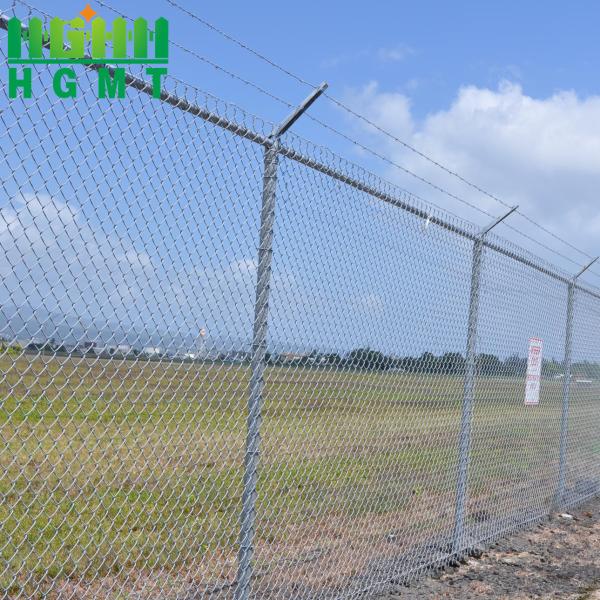 Защита границ оцинкованная цепная связь ограждение черная настраиваемая проволочная сетка