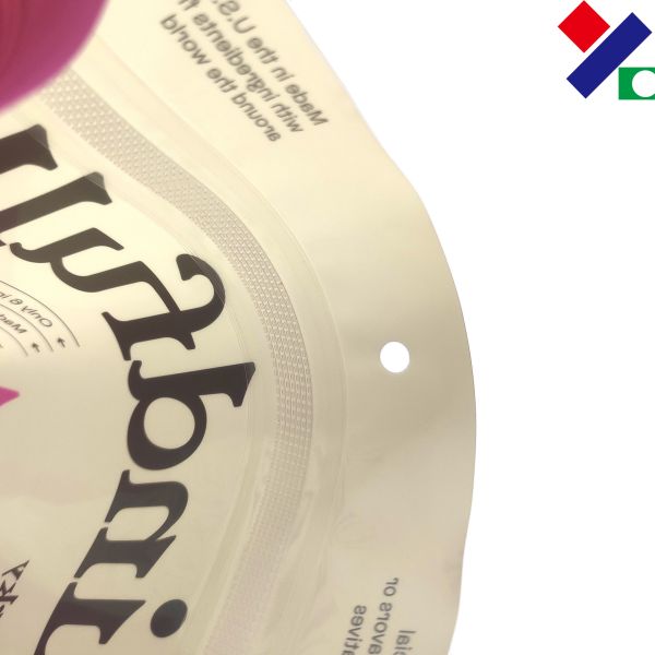 Mylar Printed Biodegradable Stand Up  Bags / Resealable Food Packaging Bags