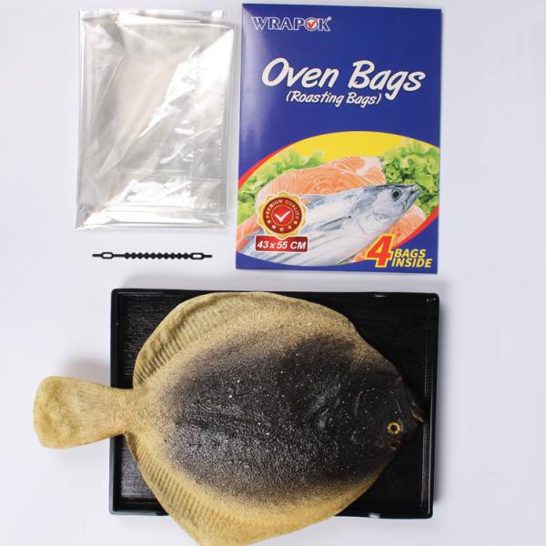 House Hold Use Clear Oven Plastic Bags , Microwave Cooking Bags For Meat