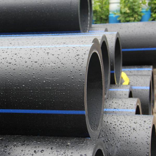 SDR26 Plastic Water Supply Pipe 25mm - 1200mm Agricultural Irrigation Pipe PE HDPE