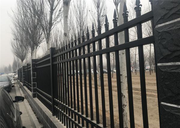 Metal Steel Ornamental Fencing Made In China, STEEL garrison Fence, High Security Fence