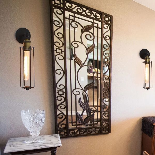 Corridor Staircase Restaurant Loft Bedroom Bedside Lamp Retro Industrial Iron Wall Light(WH-VR-144)