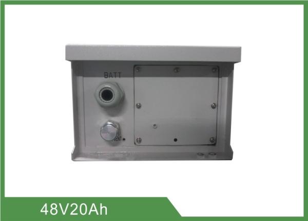 48V 20Ah Rechargeable Lifepo4 Battery 2000 Times Cycle Life IP65 Rating
