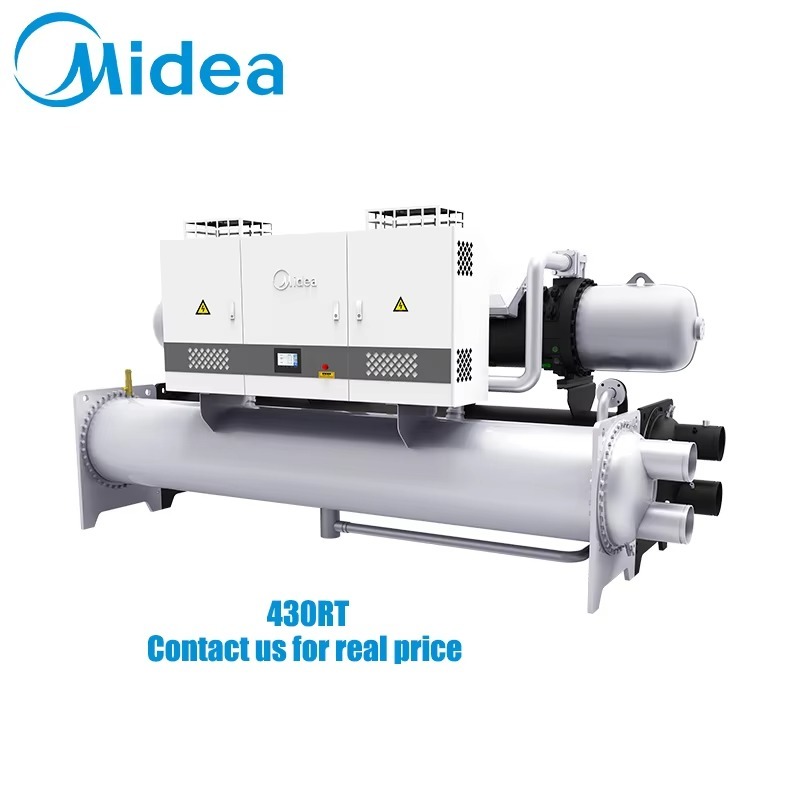 Maglev Water Cooled Centrifugal Chiller Midea MagBoost 230-3,000 RT Oil-Free Technology Oil-Free Magnetic Bearing Centrifugal Chiller 70 dBA 5Year Compressor Warranty