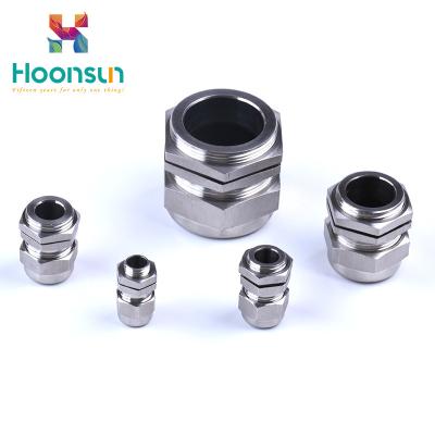 SS304/316 Stainless Cable Gland Fireproof For Sealing Parts With NBR Hermetic Seal