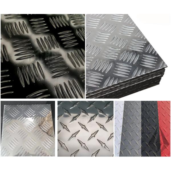 5 Bar Aluminum Diamond Tread Plate Diamond Stair 1mm 4x8 3003 6061