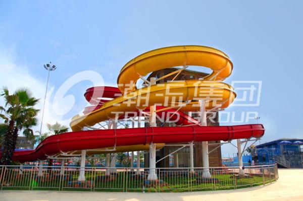 O parque personalizado do Aqua da família desliza a corrediça de água exterior da fibra de vidro para o parque de diversões