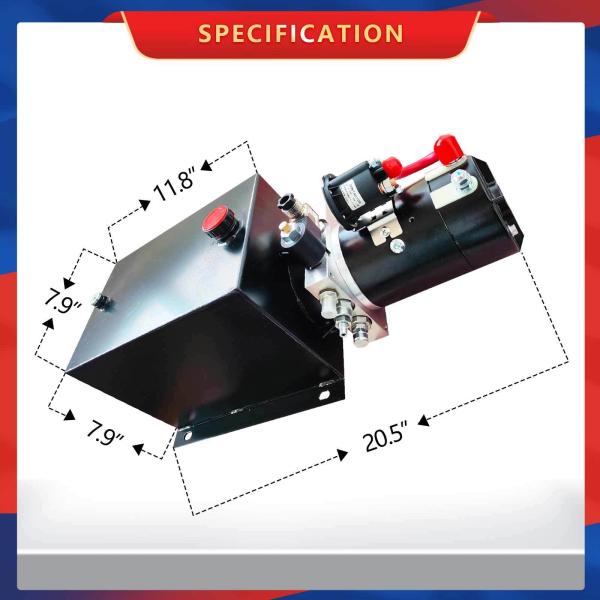 1.6 kW Single Acting Hydraulic Power Unit 16MPa 0.7-2.8LPM