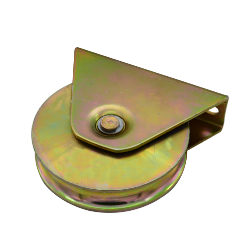 Sliding gate roller GW604 U Groove，Galvanized, Iron, Double bearing, size 50-120mm