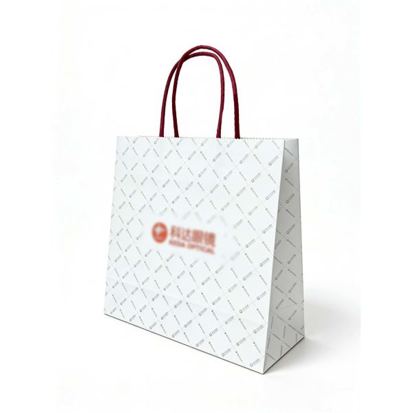 Customizable Disposable Kraft Paper  twisted  handle  Bag Printing  Take Away Bag Shopping Bags