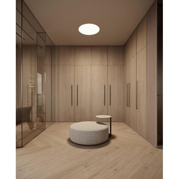 Warm Beige Elegant Villa Living Room Kitchen Decoration Design Building Material Supplies
