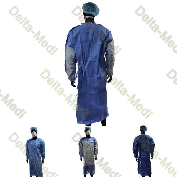 EO Sterile Reinforced Disposable Doctor Gowns For Hospital Medical