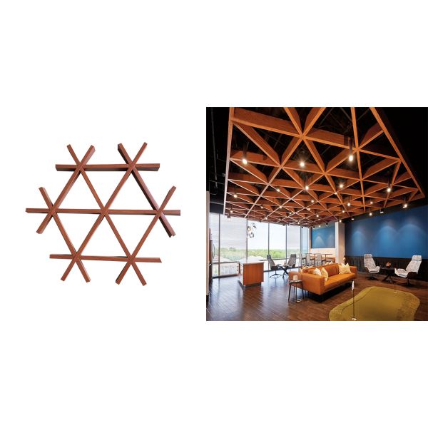 Can Be Customized Aluminum Open Cell Grid Ceiling Made from Aluminum Material Ensuring Corrosion Resistance and Long Term Performance