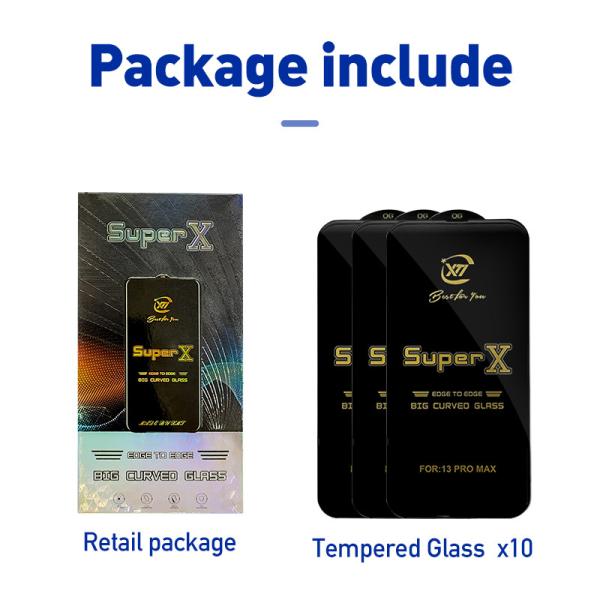 Full Glue 9H 0.4MM Tempered Glass Phone Screen Protector For Iphone
