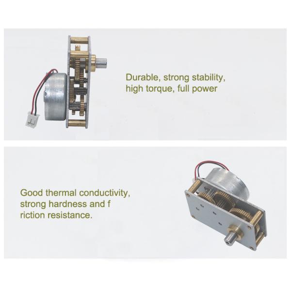 27RPM DC Worm Gear Motor 6V Tiny Metal Gear Motor For Gas Valve