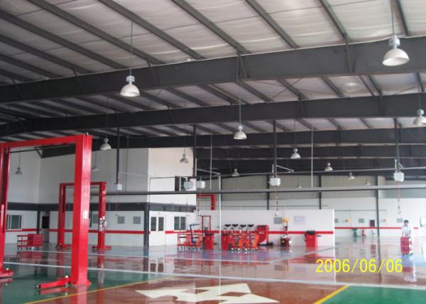 Customized Industrial Steel Construction , Pre Engineered Pre Fab Workshop