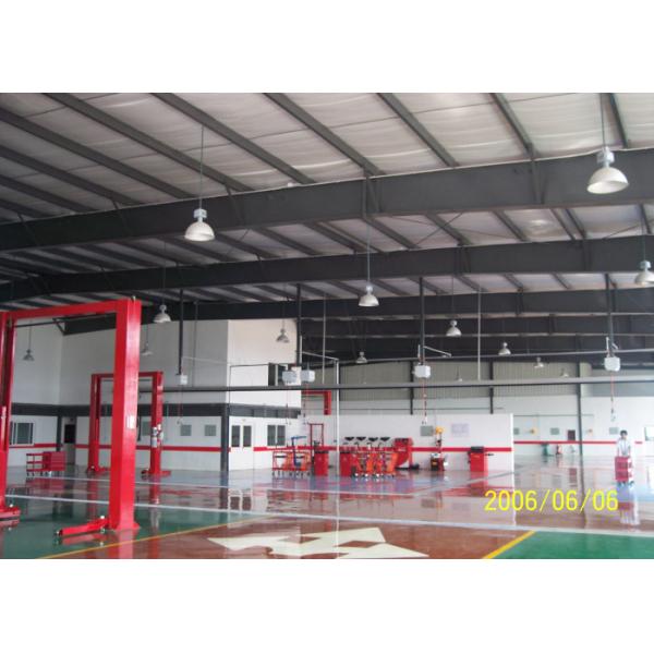 Стальной обрамляя выставочный зал здания выставочного зала автомобиля с стеклянным занавесом