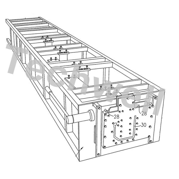 Steel 0.3mm - 0.6mm Mobile / Portable Gutter Roll Forming Machine for Rainwater Gutter