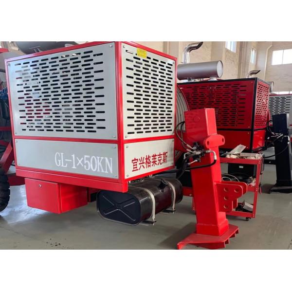Линия Tensioner передачи надземная 1x50KN гидравлический шнуруя оборудование