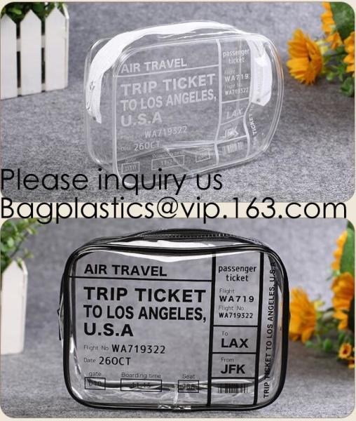 Girls clear PVC hot Cosmetic Bag Travel Cosmetic Makeup Pouch with Zipper and Washable,glitter pvc cosmetic pouch