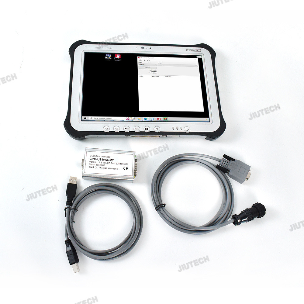 FZ G1 Tablet Forklift полный комплект для Toyota Bt Truckcom Авто сканер USB может интерфейс Диагностика грузовика