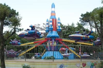 16 Seats Helicopter Amusement Ride , Automatic Aircraft Plane Carnival Ride