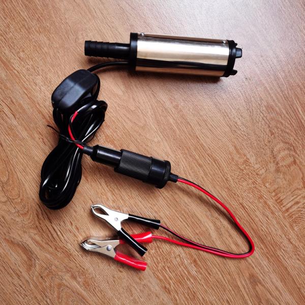 12v / 24v Diesel Transfer Pump Mini Clamp Or Cigarette Lighter Plug