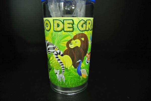 Funny Cartoon Character Water Bottle Plastic With Long Curly Straw OEM / ODM Available