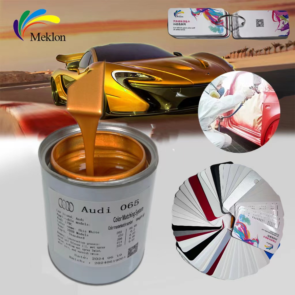 Высокопроизводительная Toyota 1B2 Gold Refinish Формула покраски автомобиля для ремонта