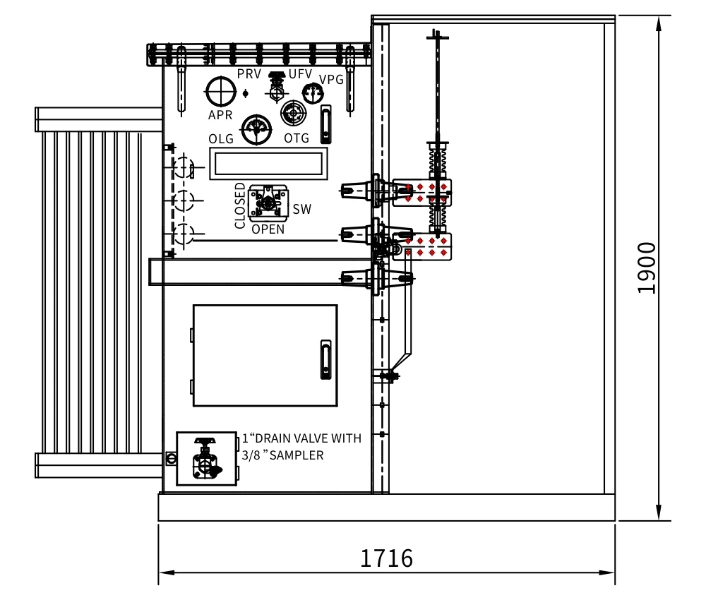 Oil Filled Distribution Transformer Pad Mounted Transformer For Utilities