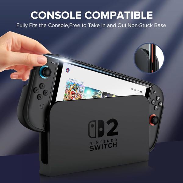 Anti-Scratch, Bubble-Free High Transparency 9H Tempered Glass Screen Protector for Nintendo Switch 2