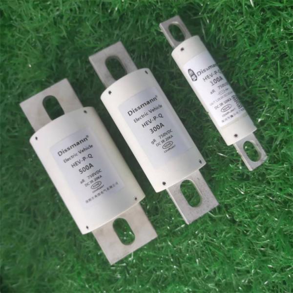 750VDC Energy Storage Dissmann 300Amp DC Fuse Fiber Tube Material