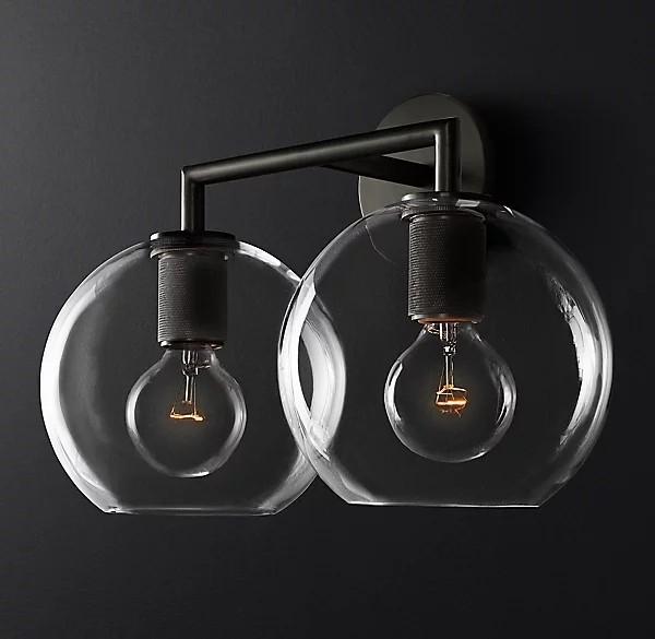 Lâmpadas de parede decorativas para interiores de restaurantes 85-265 volts