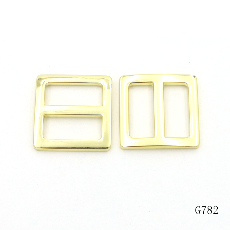 19mm Webbing Adjustment Buckle OEM ODM Tri Glide Buckles For Lady Handbag