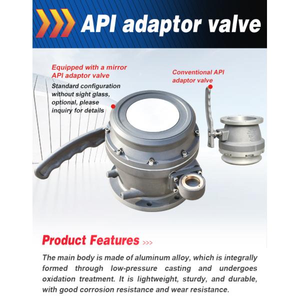 Oil Media European Standard Aluminum Alloy Fuel DischargeAPI Bottom Loading Valve for Tanker Truck E20 and B100 biofuels