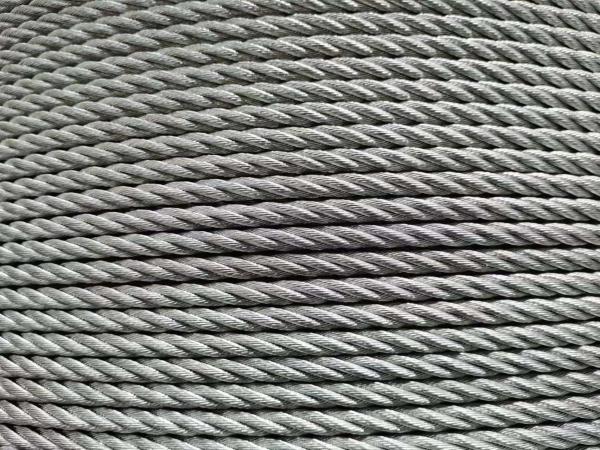 Long-Lasting Galvanized 4x31WS PP 8.3mm Steel Wire Rope for Construction Cradles
