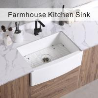 Le tablier Front White Ceramic Farmhouse Kitchen descendent la cuvette simple de 30 pouces