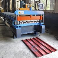 Máquina de moldagem automática de revestimentos de telhados de aço