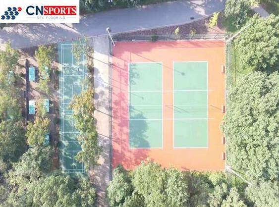 Antislip Synthetic Basketball Court Flooring Weather Resistance