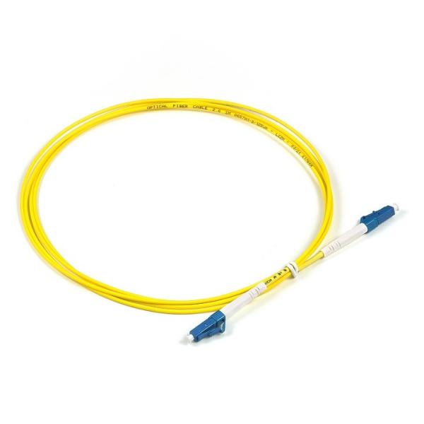 G657A1 LC UPC To LC UPC Fiber Optic Patch Cable SM OS2 2.0mm