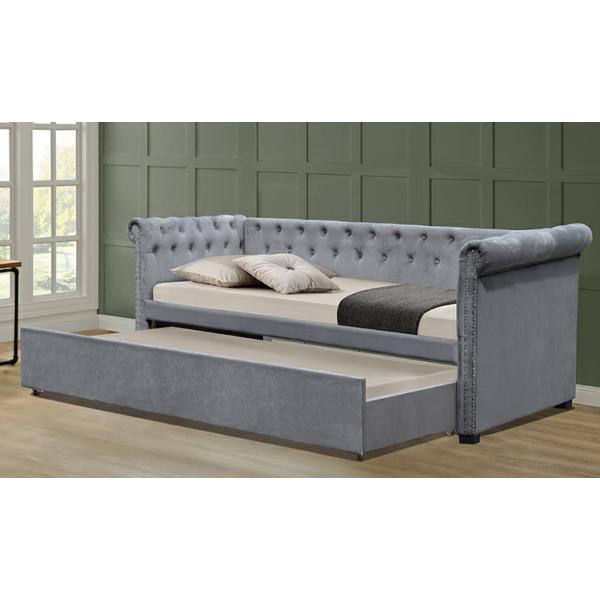 СОЛНЕЧНАЯ европейская обитая кушетка колесика одиночный материал переклейки 90 x 190Cm