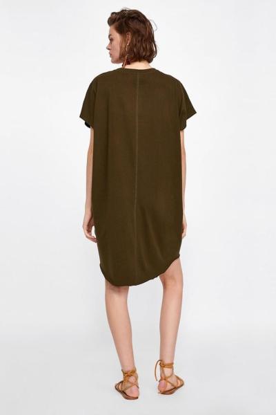 Fashion Women Summer Cotton T-shirt Dress