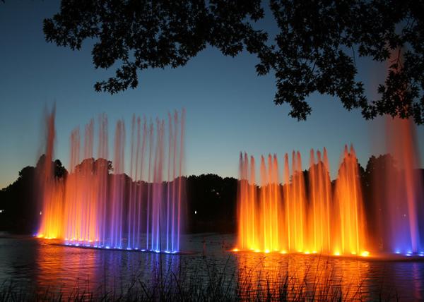 Modern Outdoor Water Fountain Prices , Music Water Fountain Set CE / RoHS