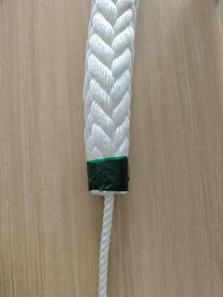 8 Strand PP Polyester Mixed Marine Mooring Tails Rope 64mm 72mm 80mm With 11m Length