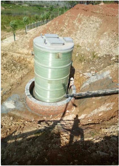 Sewage Treatment Lift Station Pump Customized Size High Strength CE Approved