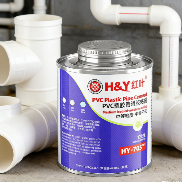Medium Bodied Transparent PVC Solvent Cement For Water Pipe Engineering