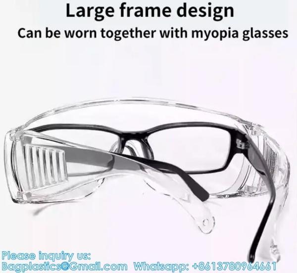Custom Industrial Protection Lenses Prescription Goggles Ansi Z87.1 Fashion Anti Fog Dust Working Stylish Clear Safety